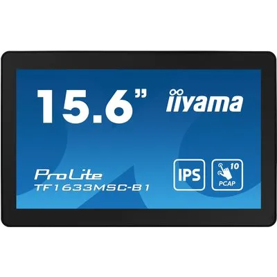 iiyama ProLite TF1633MSC-B1 15.6 Zoll Full HD IPS LED 16:9 60 Hz Touch Monitor