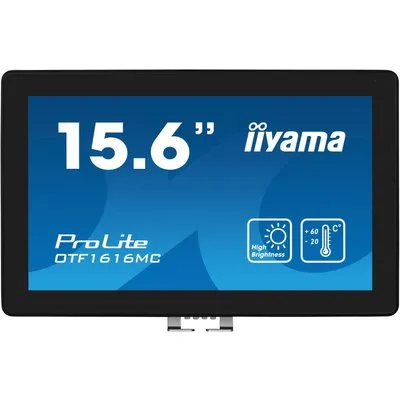 iiyama ProLite OTF1616MC-B1 15.6 Zoll Full HD VA LED 16:9 Touch Monitor