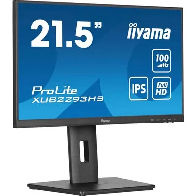 iiyama ProLite XUB2293HS-B6 21.5 Zoll Full HD IPS LED 16:9 100 Hz Office Monitor