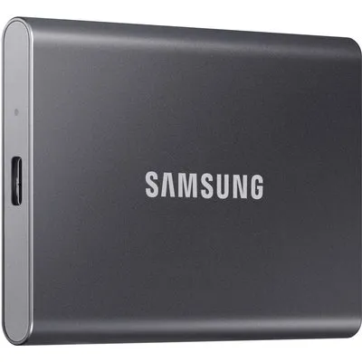 Samsung Portable SSD T7 2 TB USB-C 3.1 (10Gb/​s) Titan Gray externe Festplatte SSD