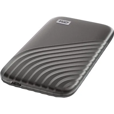 WD My Passport SSD 2 TB USB-C 3.1 (10Gb/​s) Grau externe Festplatte SSD