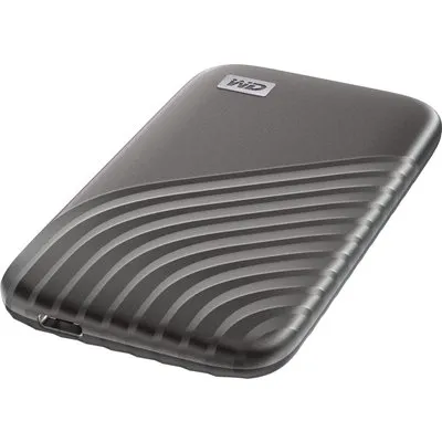 WD My Passport SSD 4 TB USB-C 3.1 (10Gb/​s) Grau externe Festplatte SSD