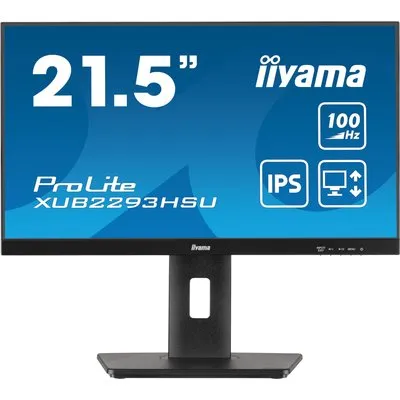 iiyama ProLite XUB2293HSU-B7 21.5 Zoll Full HD IPS LED 16:9 100 Hz Monitor