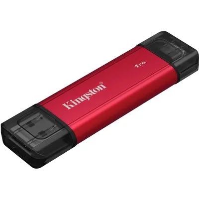 Kingston SPSD Dual Portable 1 TB USB-A 3.1 (10Gb/​s), USB-C 3.1 (10Gb/​s) externe Festplatte SSD