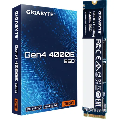 GIGABYTE Gen4 4000E SSD M.2 2280 NVMe 500GB