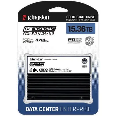 Kingston DC3000ME DataCenter Series SSD 15.36 TB PCIe 5.0 NVMe U.2