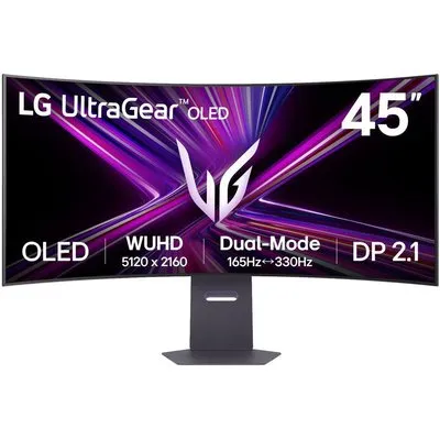 LG UltraGear 45GX950A-B 44.5 Zoll WUHD Curved OLED 21:9 165 Hz Gaming Monitor