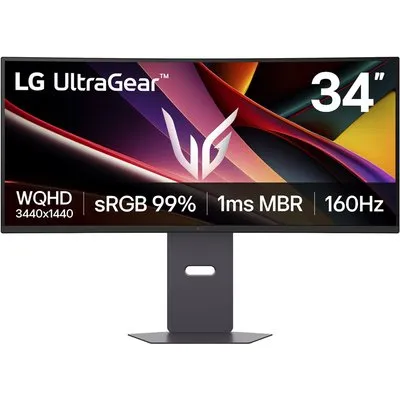LG UltraGear 34G600A-B 34 Zoll UWQHD Curved VA LED 21:9 160 Hz Gaming Monitor