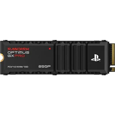 SANDISK Optimus GX PRO 850P NVMe SSD mit Kühlkörper 4TB für PS5