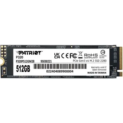 Patriot P320 SSD 512GB NVMe M2 2280