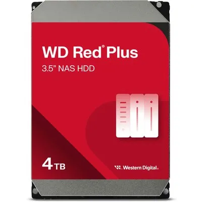 WD Red Plus WD40EFPX NAS HDD - 4 TB 5400 rpm 256 MB 3,5 Zoll SATA 6 Gbit/s CMR