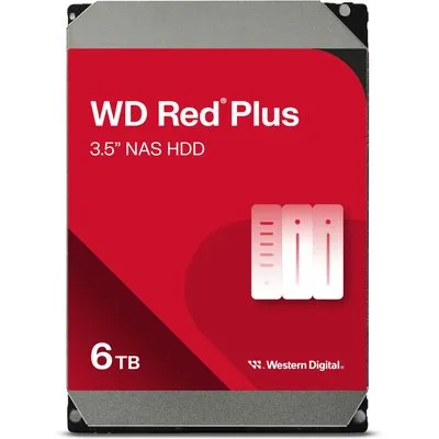 WD Red Plus WD60EFPX NAS HDD - 6 TB 5400 rpm 256 MB 3,5 Zoll SATA 6 Gbit/s CMR