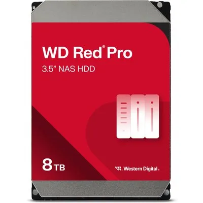 WD Red Pro WD8005FFBX NAS HDD - 8 TB 7200 rpm 256 MB 3,5 Zoll SATA 6 Gbit/s CMR