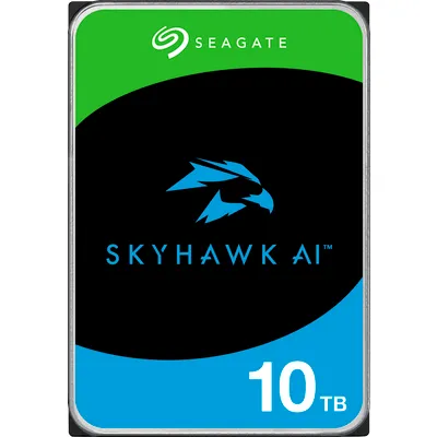 Seagate SkyHawk AI HDD ST10000VE001 - 10 TB 3,5 Zoll SATA 6 Gbit/s CMR
