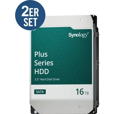 Synology 2x HAT3310-16T 32TB - 2x 16 TB 7200 rpm 512 MB 3,5 Zoll SATA 6 Gbit/s CMR Doppelpack