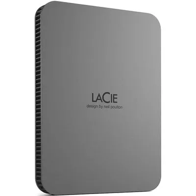 LaCie Mobile Drive Secure 2 TB USB-C 3.0 (5Gb/​s) Space Gray externe Festplatte HDD