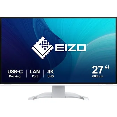 EIZO Flexscan EV2740X-WT 27 Zoll 4K (UHD) IPS White LED 16:9 60 Hz Monitor