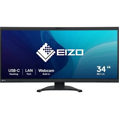 EIZO FlexScan EV3450XC-BK 34.1 Zoll UWQHD Curved IPS LED 21:9 60 Hz Monitor