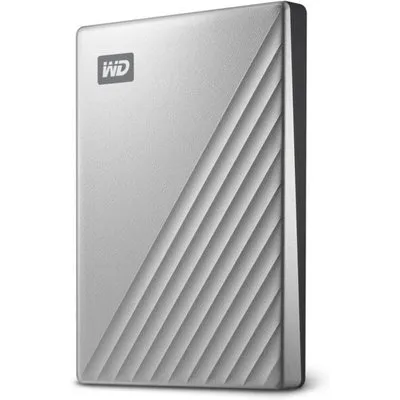 WD My Passport Ultra 1 TB 2.5 Zoll USB-C 3.0 (5Gb/​s) Silber externe Festplatte HDD