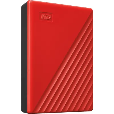 WD My Passport 6 TB 2.5 Zoll USB 3.0 Micro-B (5Gb/​s) Rot externe Festplatte HDD