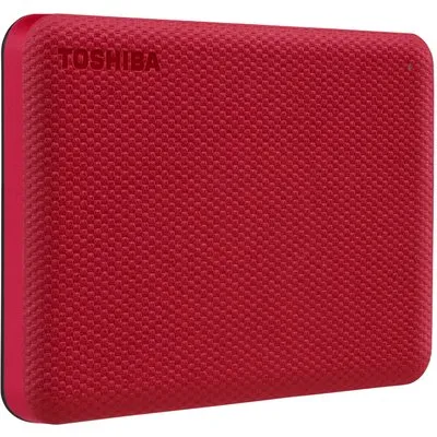 Toshiba Canvio Advance 1 TB 2.5 Zoll USB 3.0 Micro-B (5Gb/​s) Rot externe Festplatte HDD