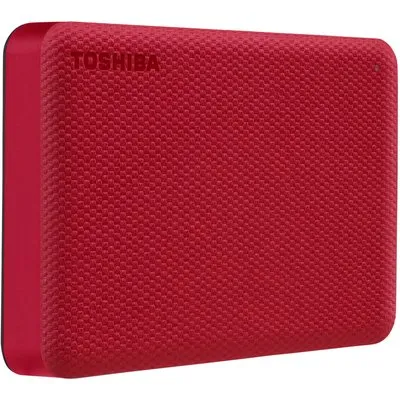 Toshiba Canvio Advance 4 TB 2.5 Zoll USB 3.0 Micro-B (5Gb/​s) Rot externe Festplatte HDD