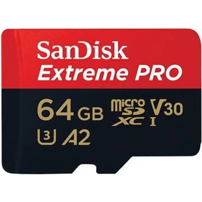 SanDisk Extreme Pro 64 GB microSDXC UHS-I-Speicherkarte bis 200 MB/s