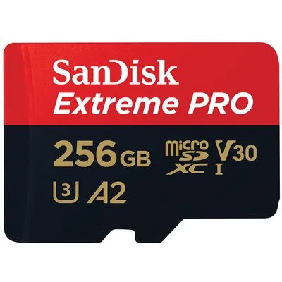 SanDisk Extreme Pro 256 GB microSDXC UHS-I-Speicherkarte bis 200 MB/s