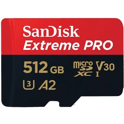 SanDisk Extreme Pro 512 GB microSDXC UHS-I Speicherkarte bis 200 MB/s