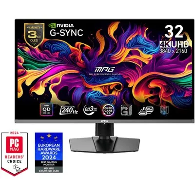 MSI MPG 321URXDE QD-OLED 32 Zoll 4K (UHD) QD-OLED 16:9 240 Hz Monitor