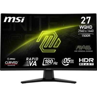 MSI MAG 274CQFDE 27 Zoll WQHD Curved Rapid VA LED 16:9 180 Hz Gaming Monitor