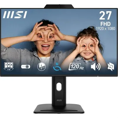 MSI PRO MP272PMG 27 Zoll Full HD IPS LED 16:9 120 Hz Office Monitor DP/HDMI/VGA Webcam