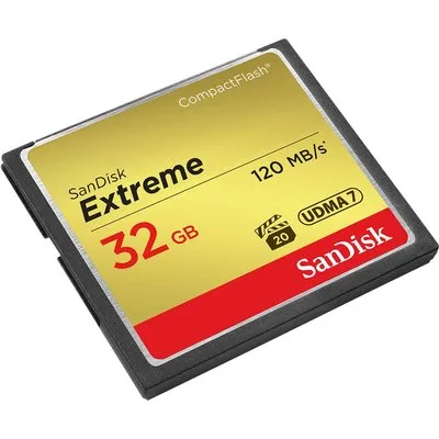 SanDisk Extreme 32 GB CompactFlash Speicherkarte bis zu 120 MB/s