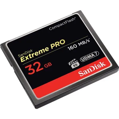 SanDisk Extreme Pro 32 GB CompactFlash Speicherkarte bis zu 160 MB/s