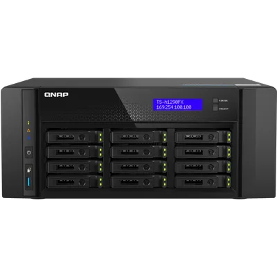 QNAP TS-h1290FX-7232P-64G NAS System 12-Bay NVMe SSD NAS