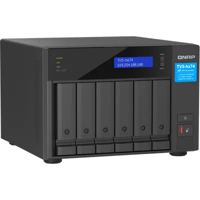 QNAP TVS-h674-i3-16G NAS System 6-Bay