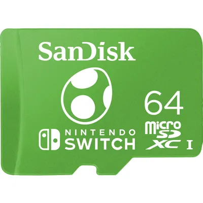 SanDisk 64 GB microSDXC Speicherkarte für Nintendo Switch™ grün