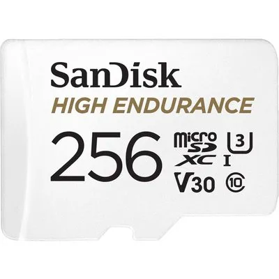 SanDisk High Endurance microSDXC 256 GB Speicherkarte Kit