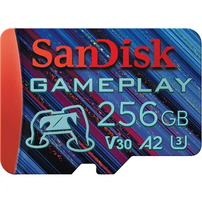 SanDisk GamePlay 256 GB microSDXC UHS-I-Speicherkarte bis 190 MB/s