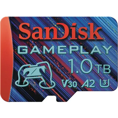 SanDisk GamePlay 1 TB microSDXC UHS-I-Speicherkarte bis 190 MB/s