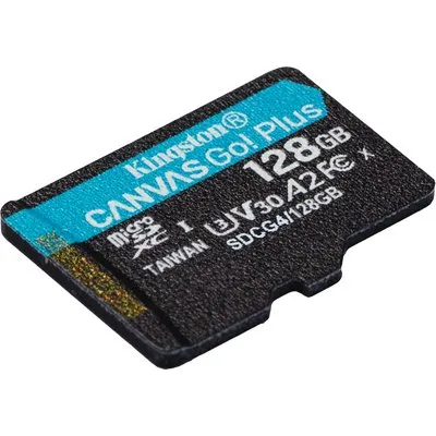 Kingston Canvas Go! Plus Gen4 128GB microSDXC Speicherkarte (200 MB/s, A2 U3)