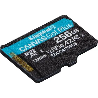 Kingston Canvas Go! Plus Gen4 256GB microSDXC Speicherkarte (200 MB/s, A2 U3)