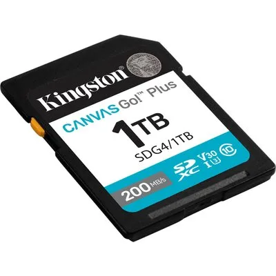 Kingston Canvas Go! Plus Gen4 1TB SDXC Speicherkarte (200 MB/s, C10 UHS-I U3 V30)