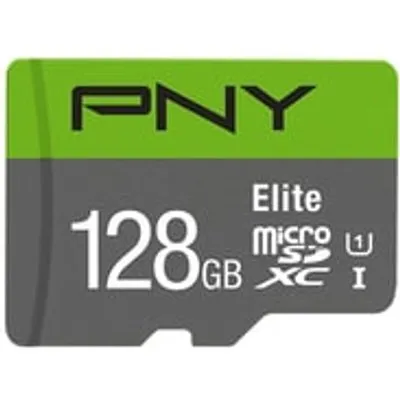PNY Elite 128 GB microSDXC Speicherkarte (C10, UHS-I, Class 1 (U1), V10)