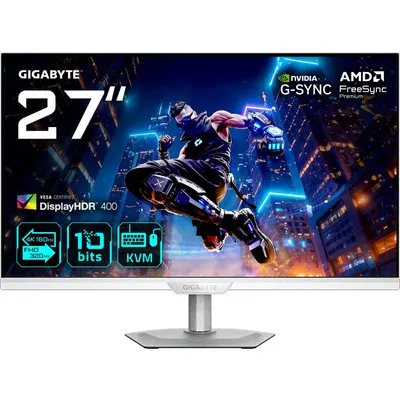 GIGABYTE M27UP ICE 27 Zoll 4K (UHD) DualMode Fast IPS LED 16:9 160 Hz Gaming Monitor