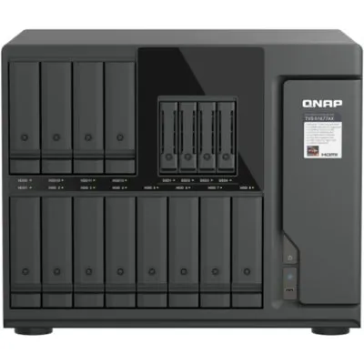 QNAP TVS-h1677AX-R5-16G NAS System 12-Bay + 4-Bay U.2 NVMe