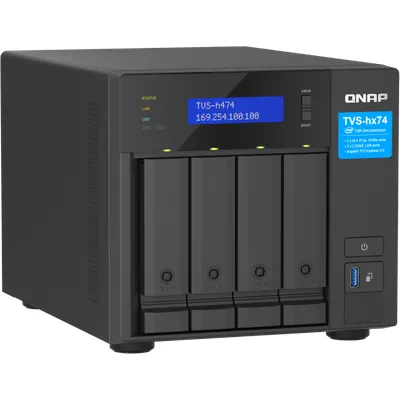 QNAP TVS-h474-i3-8G NAS System 4-Bay Intel® Core™ i3-12100 8GB RAM