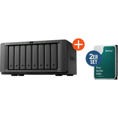 Synology Diskstation DS1825+ NAS System 8-Bay 16 TB inkl. 2x 8 TB Synology HDD HAT3320-8T