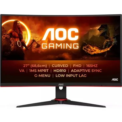 AOC C27G2E 27 Zoll Full HD Curved VA LED 16:9 165 Hz Gaming Monitor