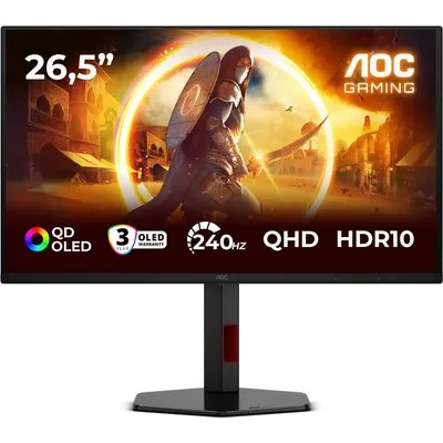 AOC Q27G4ZDR 26.5 Zoll QHD QD-OLED Gaming Monitor 16:9 DP/HDMI 240 Hz